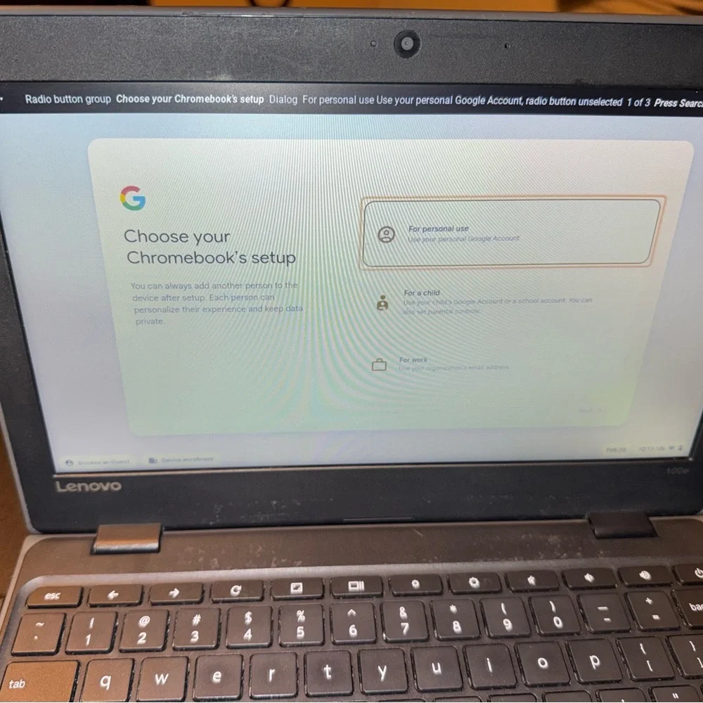 Lenovo 100e Chromebook 2018 | 4GB 16GB | NEW 65W Charger